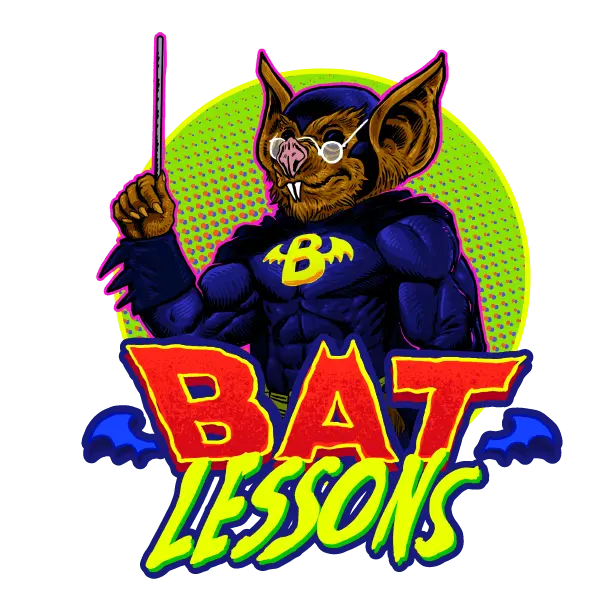Bat Lessons sticker